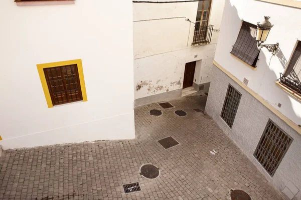 Rua Casas Cidade Velha Província Almunecar Granada Espanha — Fotografia de Stock