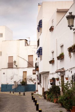 almunecar İspanya eski kent genelinde rooftops bakan