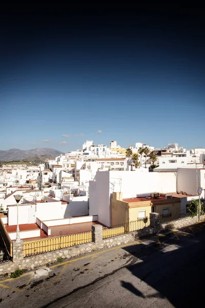 Mirando Través Los Tejados Desde Casco Antiguo Almuñecar España —  Fotos de Stock