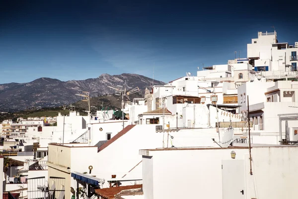 Mirando Través Los Tejados Desde Casco Antiguo Almuñecar España —  Fotos de Stock