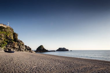 deniz manzarası görüntü ile almunecar İspanya