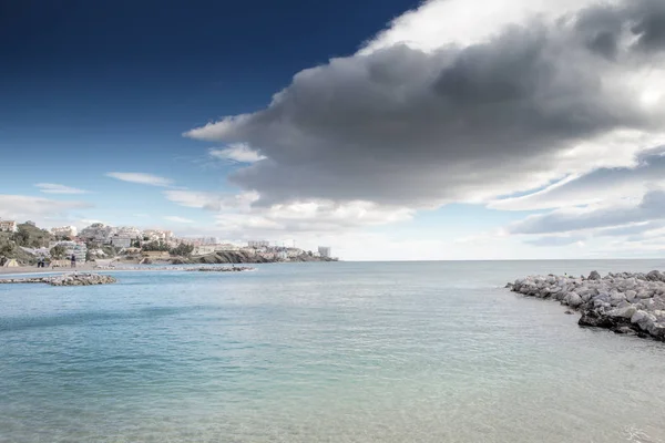 Costa di benalmadena immagine del paesaggio — Foto Stock