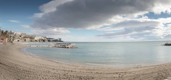 Benalmadena landskapsbild av stranden — Stockfoto