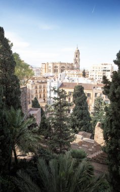 malaga cityscape görünümü
