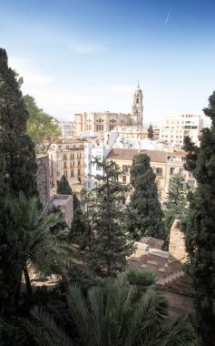 malaga cityscape görünümü