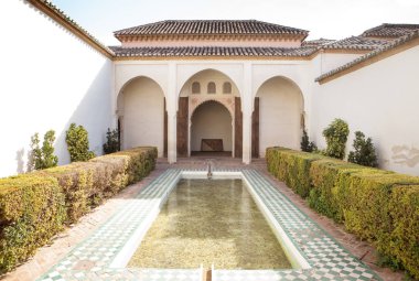 Malaga'daki Alcazaba tahkimatı