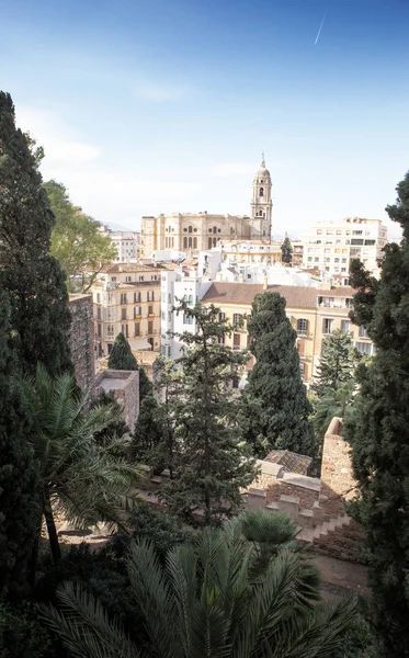malaga cityscape görünümü