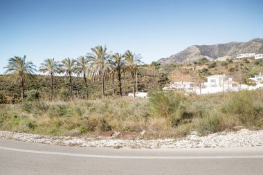 İspanya 'daki tepe yolu