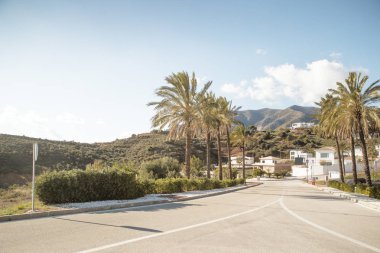 İspanya 'daki tepe yolu