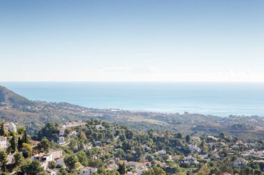 İspanya 'nın tepesinden manzara resmi