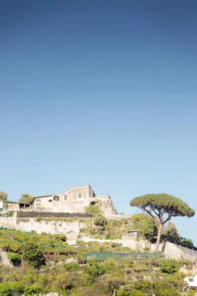 Amalfii architektura i domy w Włochy — Zdjęcie stockowe