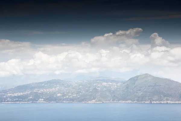 Paesaggio marino del monte Vesuvio — Foto Stock