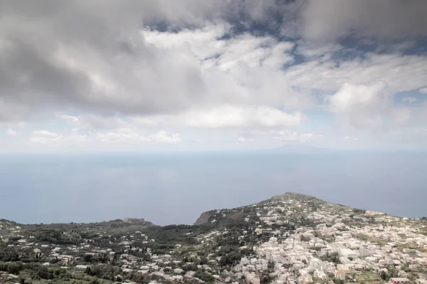 View point from Monte Solaro on the island of Capri — ストック写真