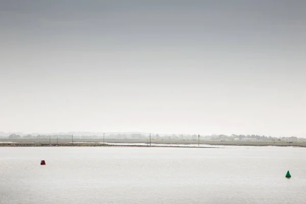 Floden Chelmer Tas Essex Byn Maldon England — Stockfoto