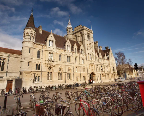 Vista Sulla Strada Del Balliol College Oxford Inghilterra — Foto Stock