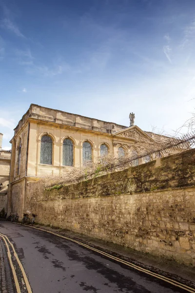 Dettaglio Stradale Costruzione Architettura Intorno Centro Della Città Oxford Inghilterra — Foto Stock