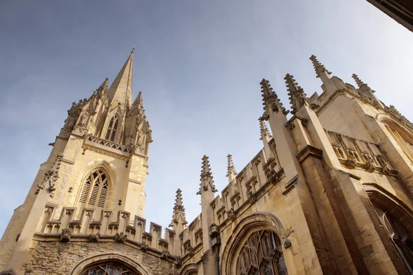 Dettaglio Stradale Costruzione Architettura Intorno Centro Della Città Oxford Inghilterra — Foto Stock