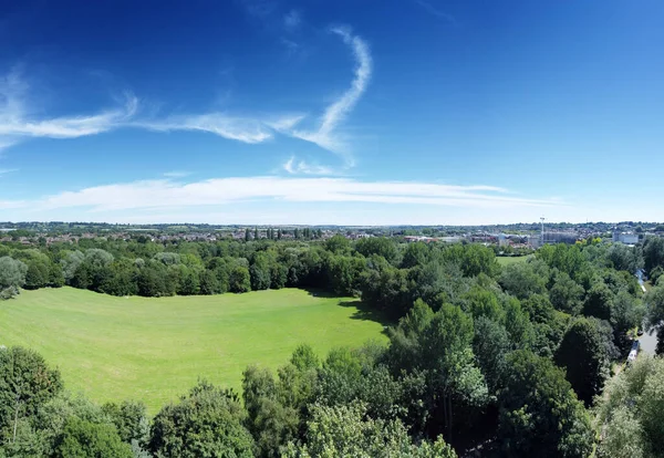 Vista Aérea Spiceball Country Park Banbury Oxfordshire Inglaterra — Fotografia de Stock