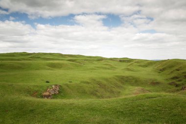 manzara görüntüsü Warwickshire İngiltere 'deki Burton Dassett Hills kır parkından 