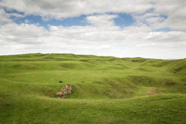 manzara görüntüsü Warwickshire İngiltere 'deki Burton Dassett Hills kır parkından 