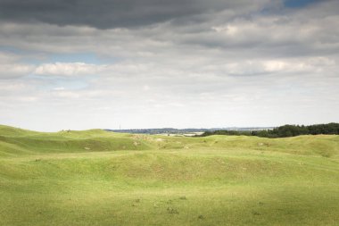 manzara görüntüsü Warwickshire İngiltere 'deki Burton Dassett Hills kır parkından 