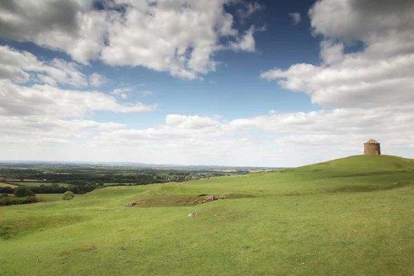 Manzara Görüntüsü Warwickshire Ngiltere Deki Burton Dassett Hills Kır Parkından — Stok fotoğraf