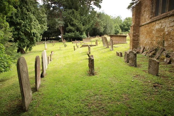 Iglesia Saint Michaels Una Pequeña Parroquia Civil Warmington Oxfordshire Inglaterra — Foto de Stock