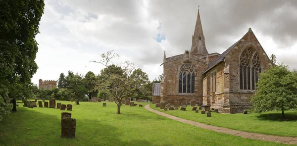 Eglise Sainte Marie Vierge Une Église Paroissiale Broughton Juste Côté — Photo