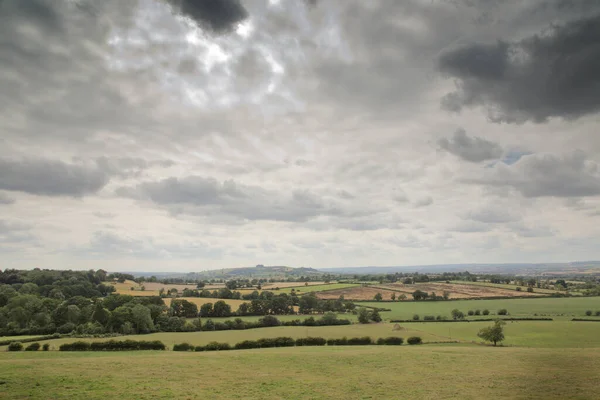 Krajina Obraz Zemědělské Půdy Oxfordshire Krajiny Anglie — Stock fotografie