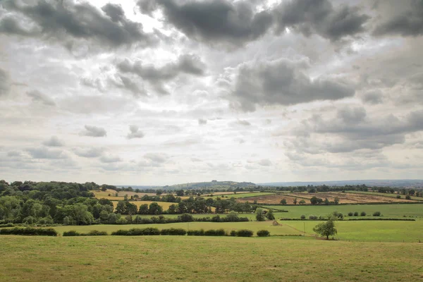 Landland Image Farm Land Oxfordshire Countryside England — стоковое фото