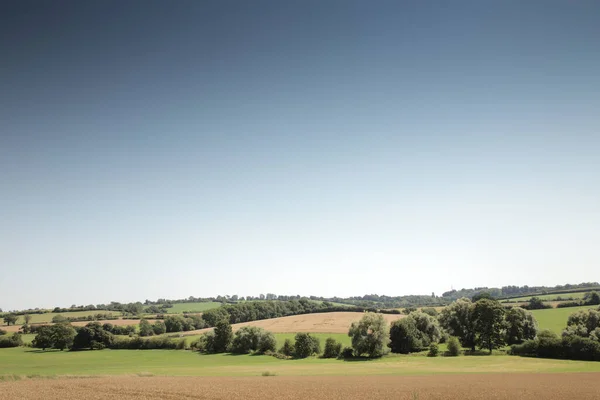 Krajina Obraz Zemědělské Půdy Oxfordshire Krajiny Anglie — Stock fotografie