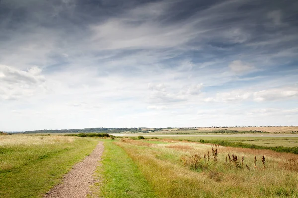 Footpath Torno Canvey Heights Country Park Essex Inglaterra — Fotografia de Stock