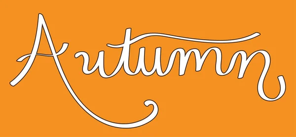 Happy Autumn Fall Lettering Royalty Free Stock Illustrations