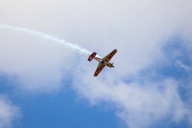BUDAPEST, HUNGARY - 23 Haziran 2018: Kızıl boğa yarışı, Budapeşte