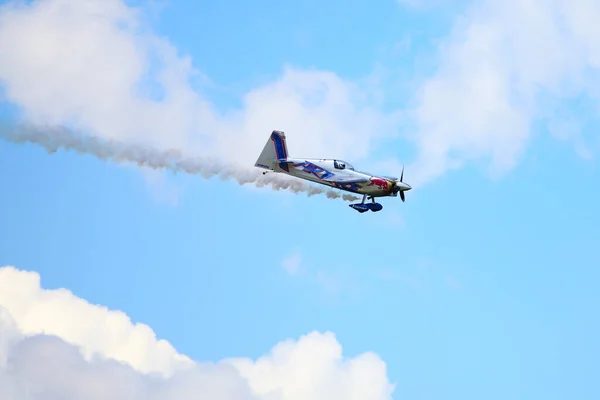 ハンガリー ブダペスト 2018年6月23日 ハンガリーの首都ブダペスト中心部で開催されるRed Bull Air Race World Championship — ストック写真