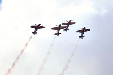 BUDAPEST, HUNGARY - 23 Haziran 2018: Macaristan 'ın başkenti Budapeşte' de düzenlenen Red Bull Dünya Yarış Şampiyonası