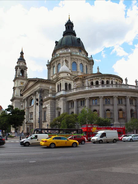 Tbudapest Magyarország 2018 Június Szent István Bazilika Budapesten Nappal Side — Stock Fotó