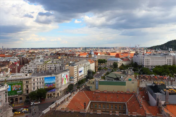 Budapest Ungarn Juni 2018 Luftaufnahme Von Budapest Von Der Spitze — Stockfoto