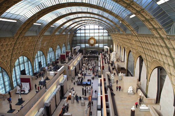2019年2月3日 法国巴黎 奥赛博物馆 Musee Orsay 艺术馆的高程视图 — 图库照片