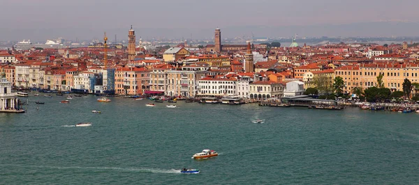 Venice Italië April 2019 Top Panoramisch Uitzicht Venetië Vanaf San — Stockfoto