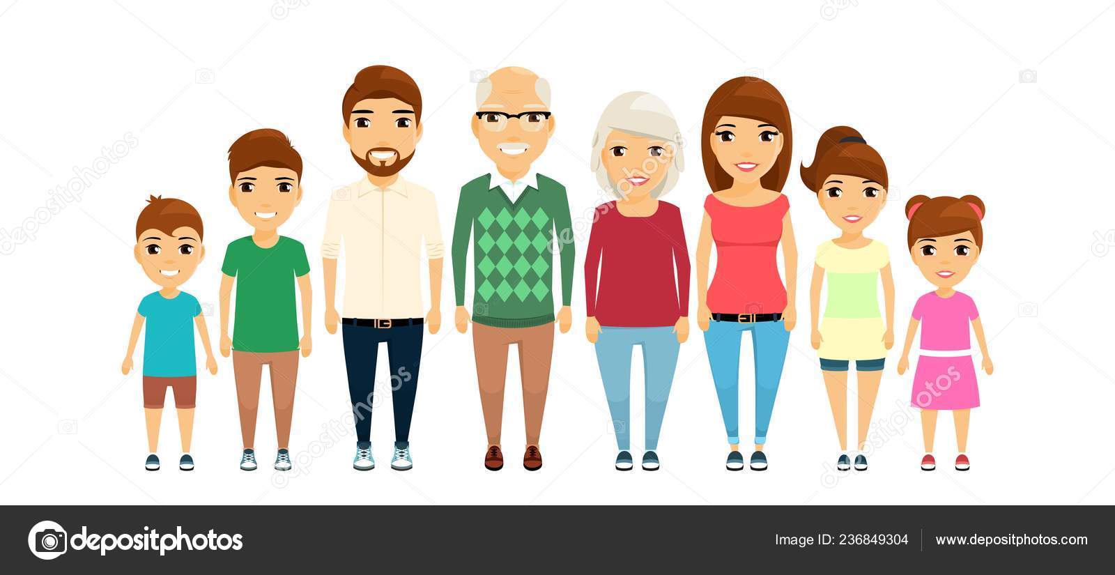 Cartoon Family Members Cartoon Family Members