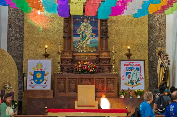 Mexico City Mexico December 2016 Indians Chapel Villa Guadalupe Mexico — Stock Photo, Image