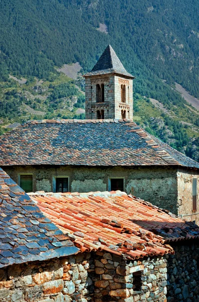 Римская Церковь Санта Эулалия Эрилл Валь Каталонии Испания Долина Бой — стоковое фото