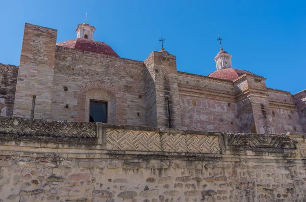 Kościół Świętego Pawła Lub Iglesia San Pablo Mitla Oaxaca Meksyku — Zdjęcie stockowe