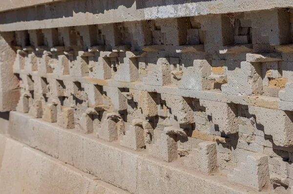 Detail Der Ruinen Mitla Der Nähe Der Stadt Oaxaca Die — Stockfoto