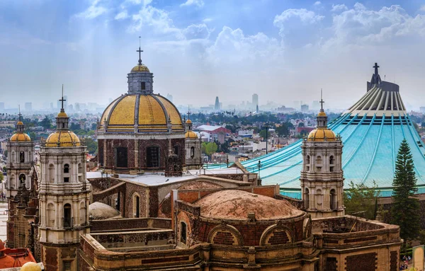 メキシコシティ メキシコ 2016 パノラマ ビューの大聖堂広場の聖母メキシコシティ — ストック写真
