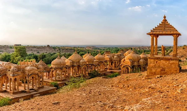 Bada Bagh Também Chamado Barabagh Jardim Grande Complexo Jardins Rajasthan — Fotografia de Stock