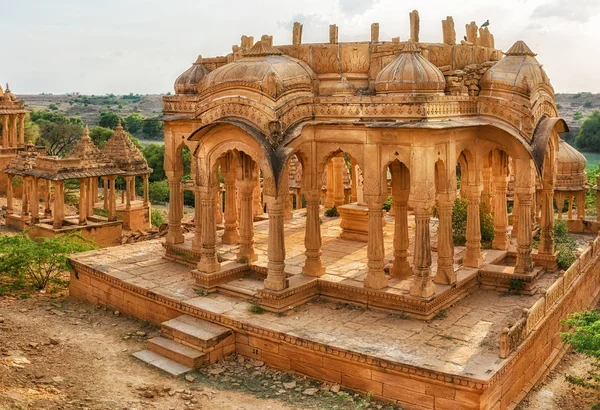 Bada Bagh Barabagh Büyük Bahçe Olarak Bilinir Rajasthan Hindistan Karmaşık — Stok fotoğraf