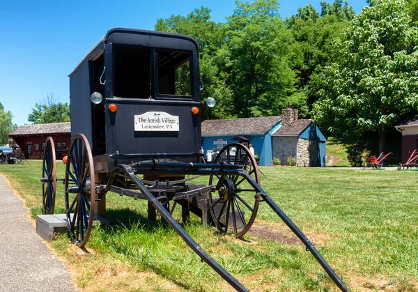 Buggy Amish Condado Lancaster Eua — Fotografia de Stock