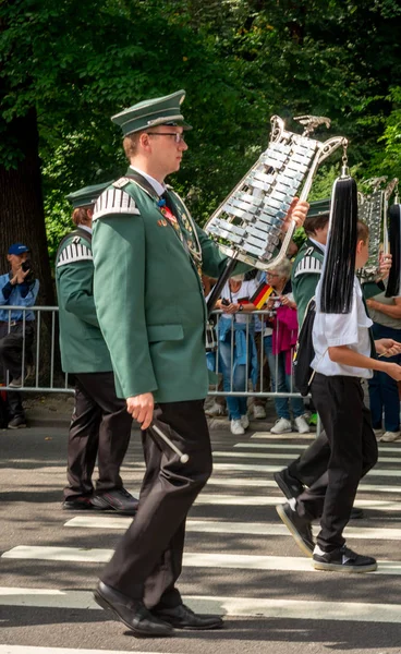 New York City Eylül 2018 Yıllık Alman Amerikan Steuben Geçit — Stok fotoğraf